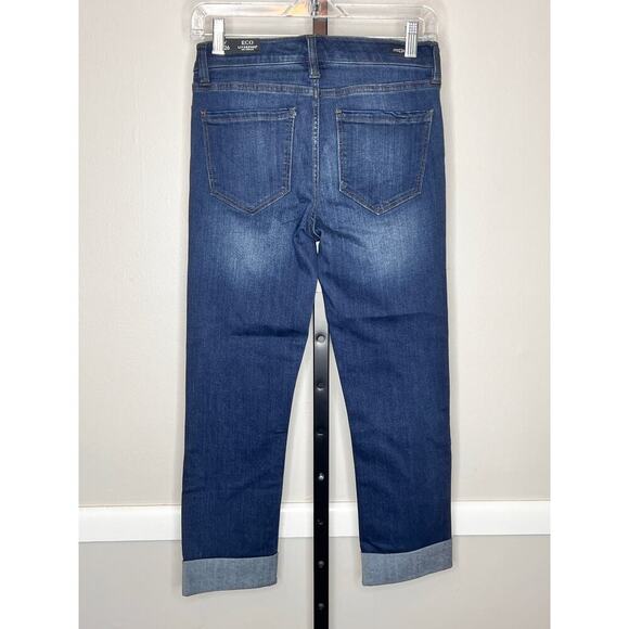 Liverpool Los Angeles Dark Wash Denim Jean Ankle Cuff Size 2/26 - Picture 4 of 11